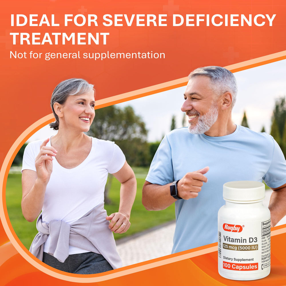 Gluten-free Vitamin D3 capsules by Rugby Laboratories