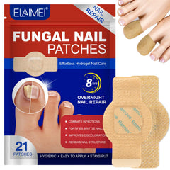 Ruicen fungal nail patches applied to toenail at night for deep care