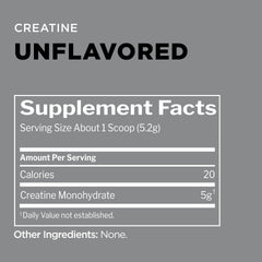Rule 1 Creatine Powder unflavored variant packaging