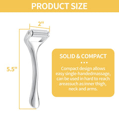Versatile acupressure roller for face, hands, feet and neck