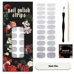 Ruyeefam nail polish strips pack overview highlights a complete home-salon kit.