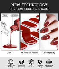 ruyeefam Nail Strips complete kit in hand emphasizes all in one solution