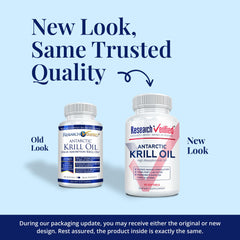 Close-up of 360 krill oil softgels