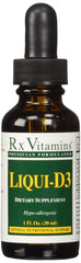 Rx Vitamins Liqui-D3 bottle with dropper