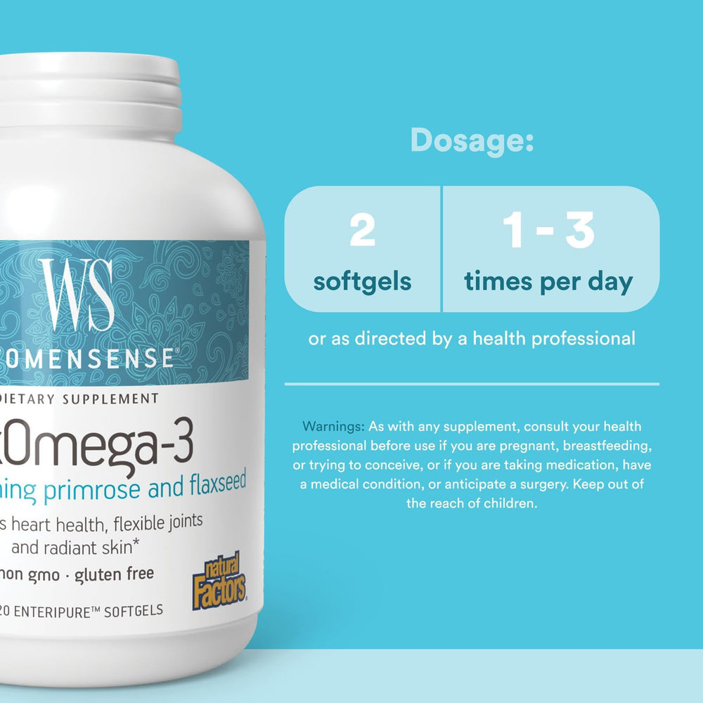 Close-up of RxOmega-3 softgels