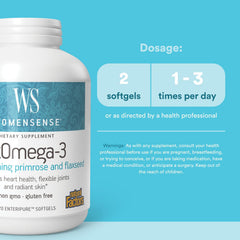 Close-up of RxOmega-3 softgels