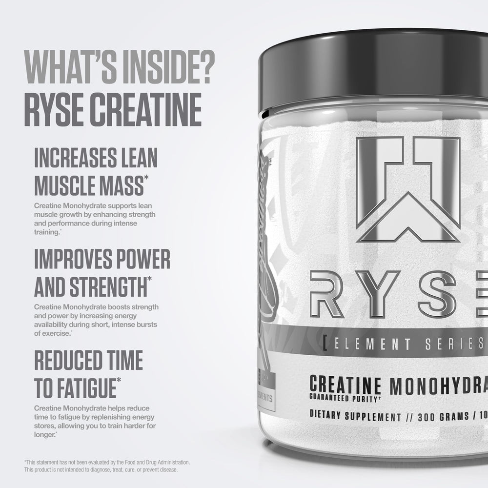 Unflavored creatine powder pouring from scoop