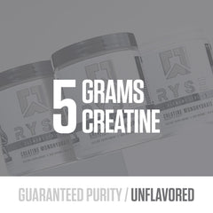 Close-up of creatine monohydrate powder texture