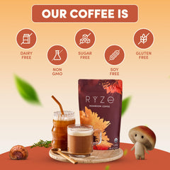 30 servings per can of RYZE Mushroom Coffee