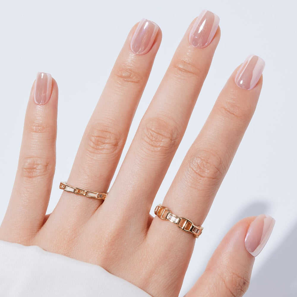 S.T. Friends press-on nails with glue kit for longer wear options