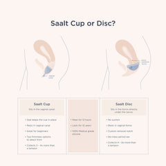 Saalt Soft cup features a smooth finish and flexible stem for gentle seal