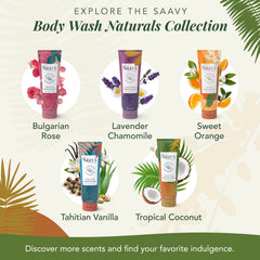 Saavy Naturals Cruelty-free logo confirms ethical product formulation.