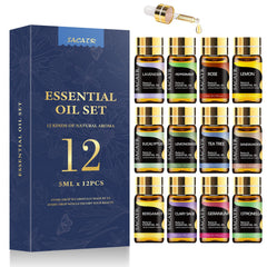 SACATR 12x5ml essential oils set for diffuser