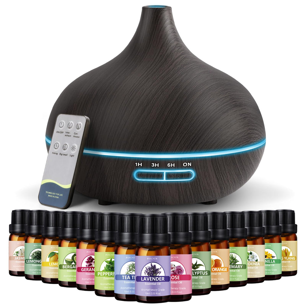 SACATR 550ml oil diffuser with ceramic finish