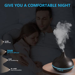 Diffuser with 7 ambient light colors