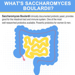 60-count capsules of Saccharomyces boulardii probiotic