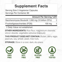 Probiotic and prebiotic duo 2-in-1 formula with FOS