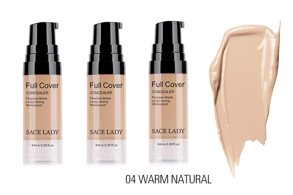SACE LADY liquid concealer under-eye coverage bottle ready for brightening and smooth concealment.