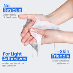 Safe n’ Simple wipes pack opened for ostomy care routine