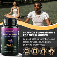 Eye health imagery showcasing vision support with saffron