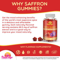 Saffron gummies with Passion Flower and St. John's Wort