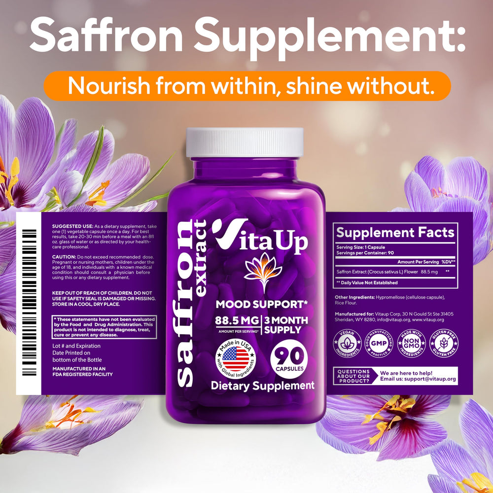 Saffron eye health and vision support image