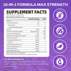 Label showing 88.5 mg saffron extract per serving