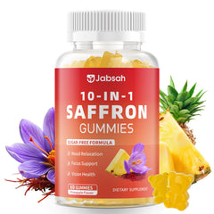 Saffron Gummies for mood and focus 60-count bottle