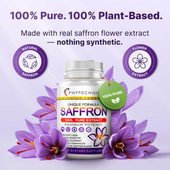 Non-GMO, gluten-free saffron supplement