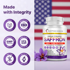 Circulation and heart vitality concept with saffron imagery