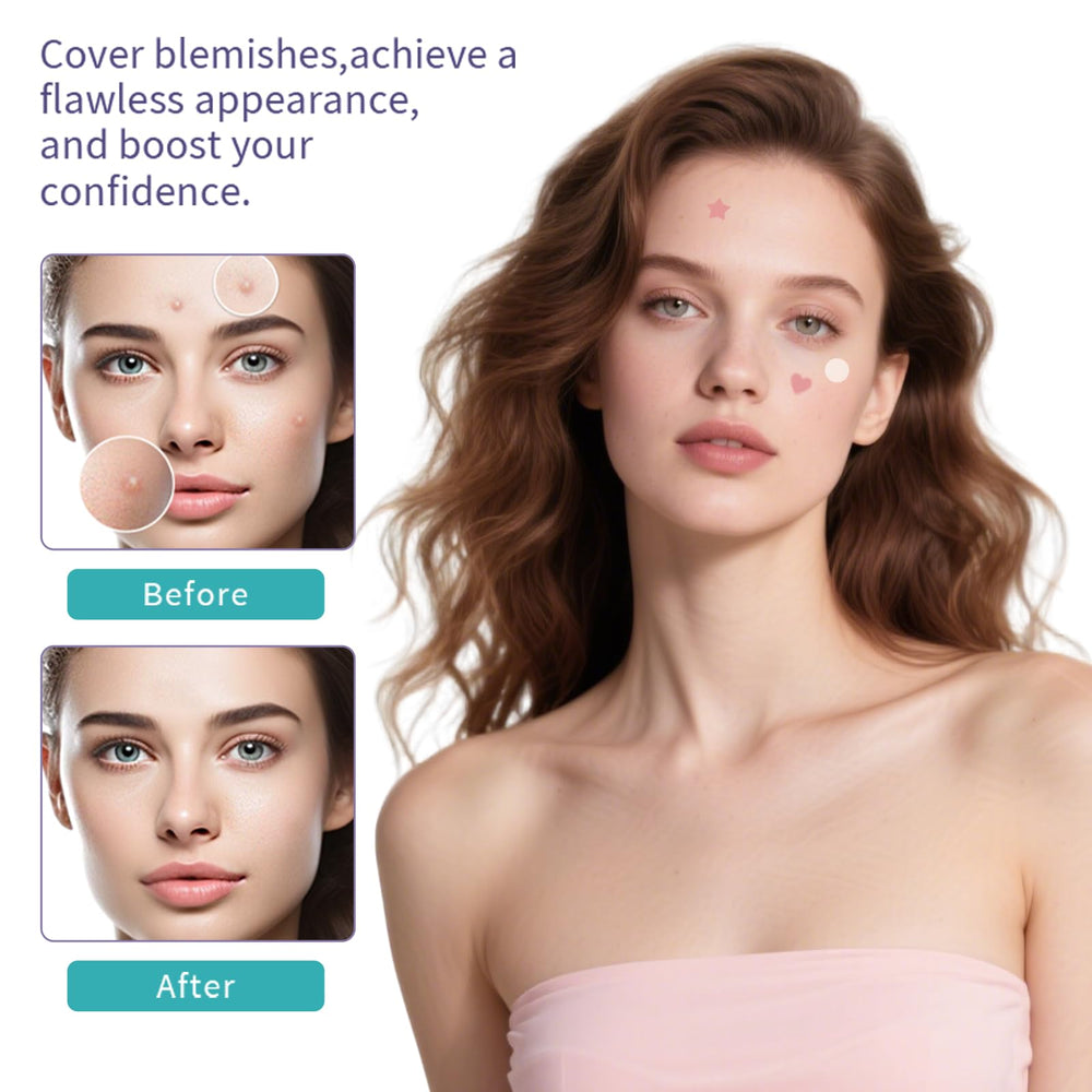 Safirst colorful star acne stickers offer discreet concealment while you wear them.