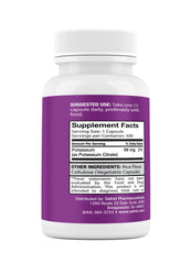 Bottle front label displaying 500 servings