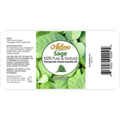 Sage essential oil with dropper cap