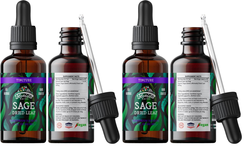 Sage Extract natural dried sage leaves in a 2 oz pack (pack of 2)