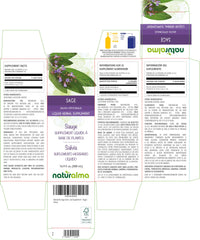 Sage leaf liquid extract in drops 1:10 concentration 2ml