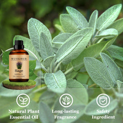 DIY fragrance with sage essential oil: candles and soaps