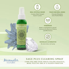 Aura-cleansing Sage Spray used for energy clearing