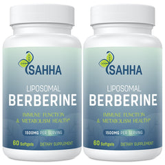 Sahha Liposomal Berberine HCL 1500mg bottle front