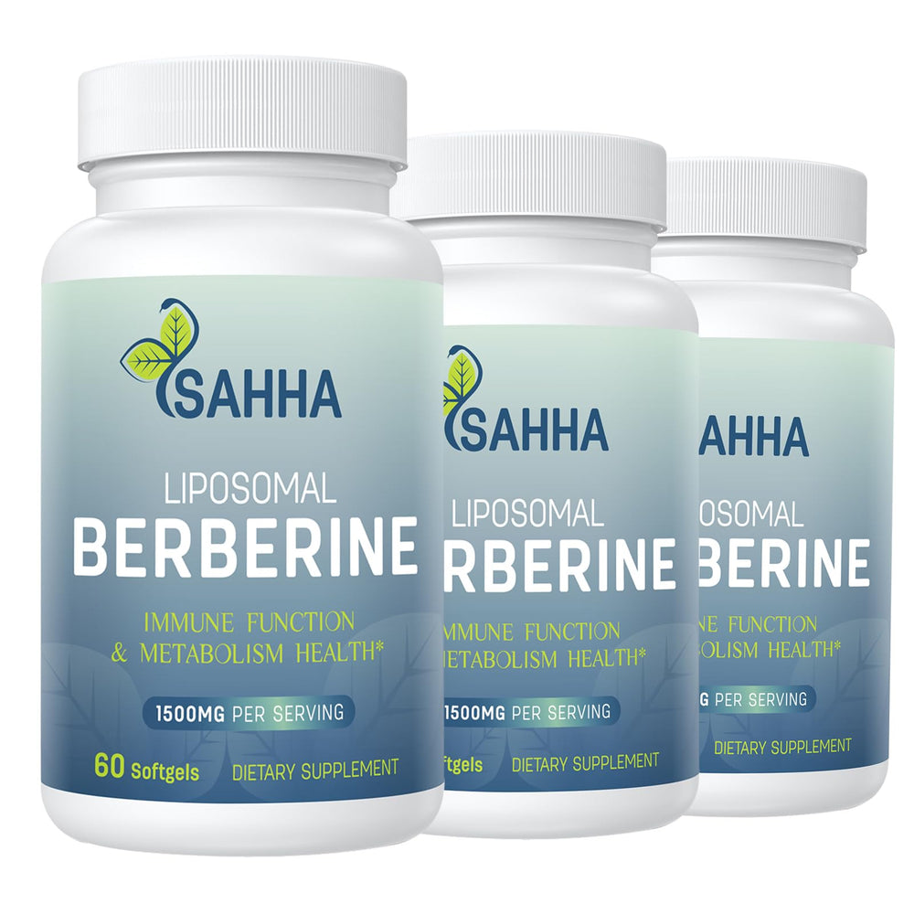 Hero image for Sahha Liposomal Berberine HCL 1500mg 3-pack