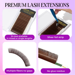 SAIGON LASH mink lashes bundle displaying soft shine for natural-looking volume.