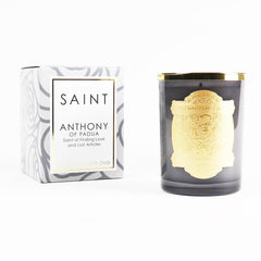 80-hour burn time label on the Special Edition Saint Anthony candle
