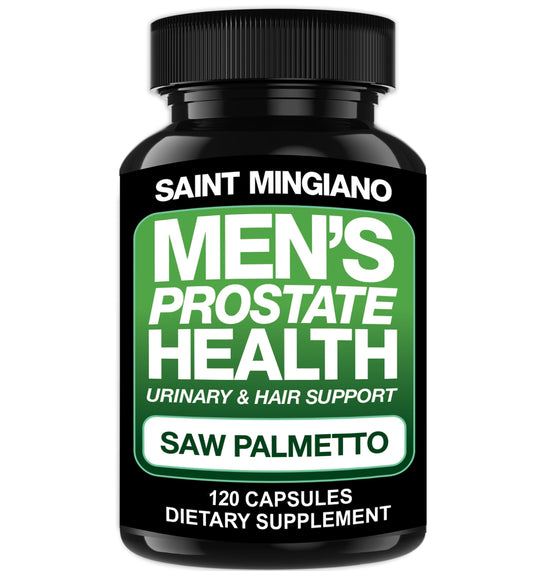 Saint Mingiano Prostate Health Supplement bottle front view