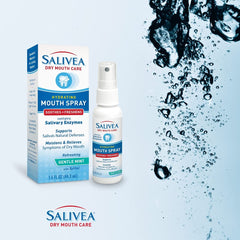 Illustration showing natural salivary enzymes