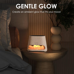 Four timer settings on SALKING salt lamp diffuser