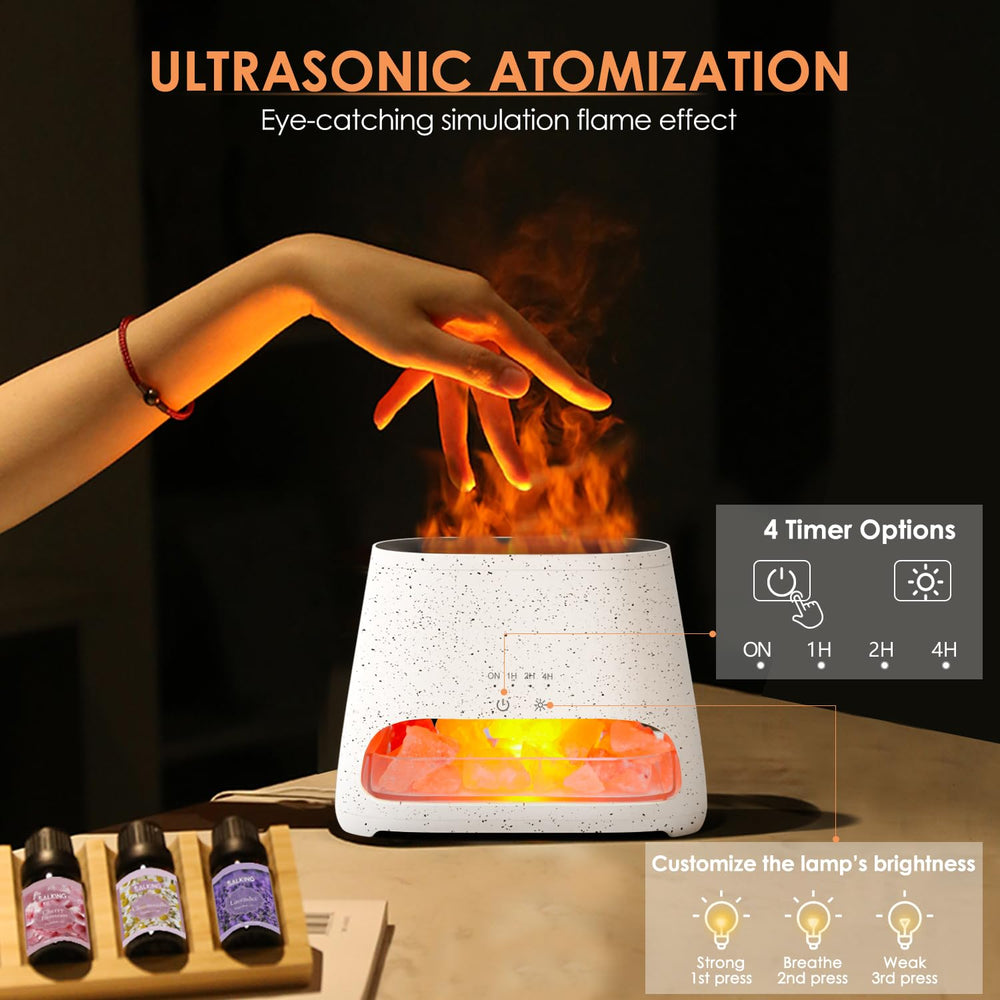 Ambient glow with adjustable brightness levels on SALKING diffuser