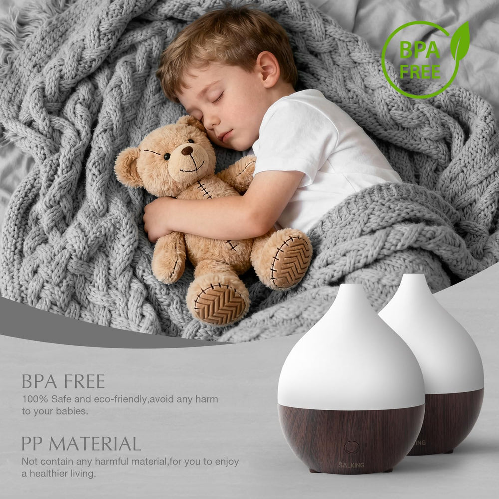 BPA-free materials and quiet ultrasonic operation