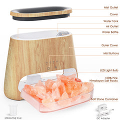150ml diffuser capacity with wooden grain finish