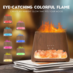 7-color light cycle on SALKING diffuser in dark finish