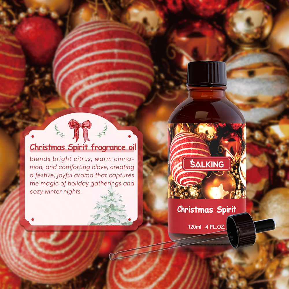 DIY candle making with SALKING Christmas Spirit Fragrance Oil