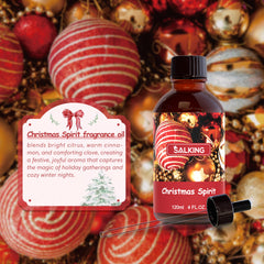 DIY candle making with SALKING Christmas Spirit Fragrance Oil